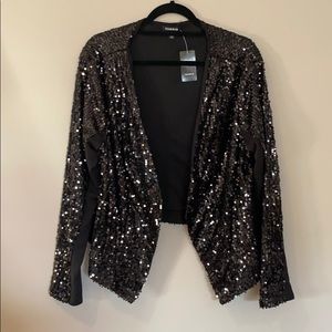Sparkly blazer torrid size 1